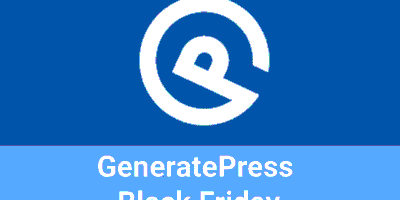 GeneratePress Black Friday