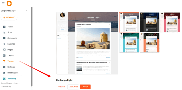 Blogger Theme