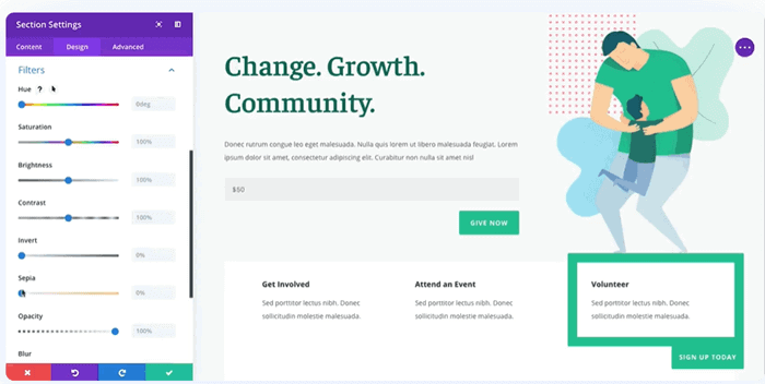 Divi customization