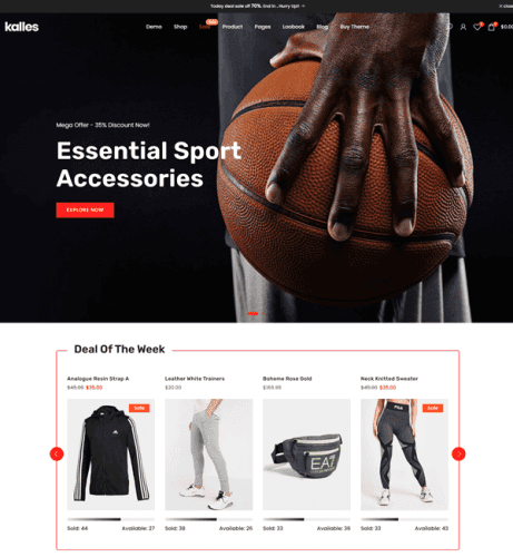 Kalles shopify theme