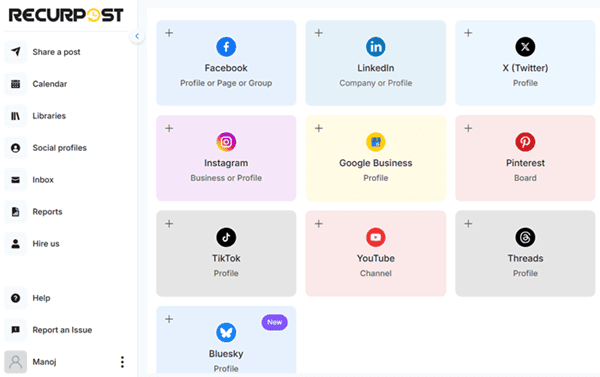RecurPost integrations