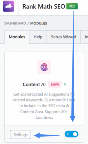 Content AI module